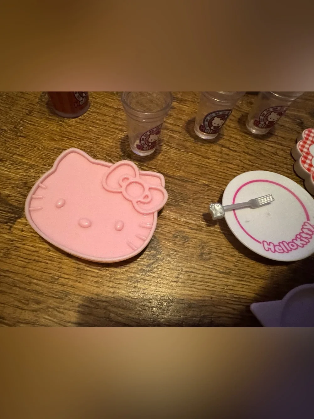 Hello kitty tea set & kitchen accessories for American Girl Dolls 18 inch dolls